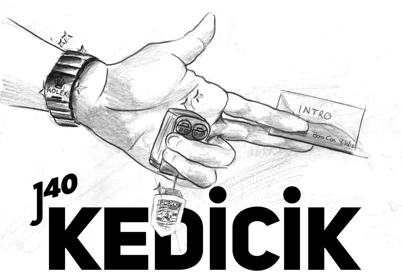 Kedicik dosyası — kapak çizimi